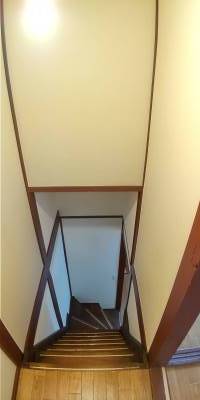 階段と踊り場あり。