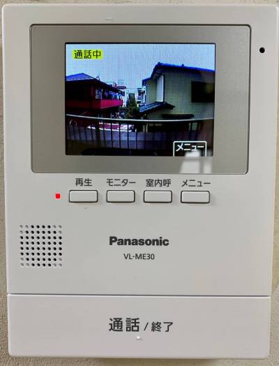 2021年　ＴＶモニターインターフォン新規設置。録画機能あり