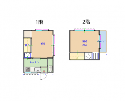 埼玉県川口市 川口元郷１２の間取り図