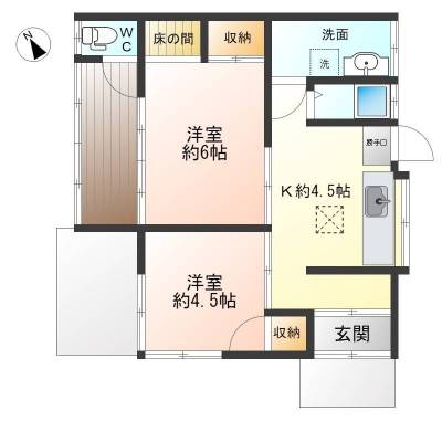 兵庫県加古川市 加古川市別府町元町戸建の間取り図