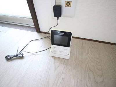 最新のカメラ付きインターホンにしました。セキュリティも安心