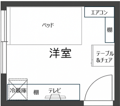 神奈川県伊勢原市 アミテラス伊勢原（旧レジェンド伊勢原）105の間取り図