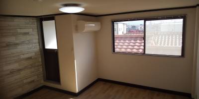 陽当たり良好です。生駒山頂も見えます。