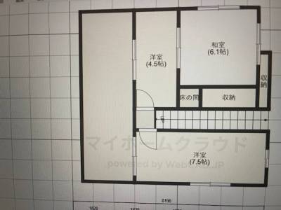 2階の間取り図です。