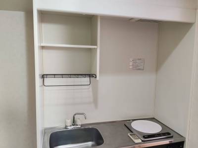 玄関姿見(新品)と室内洗濯機置き場