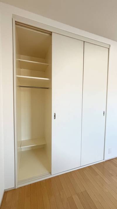 たっぷり収納力、個室収納