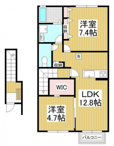 広々61㎡の2LDK ♪