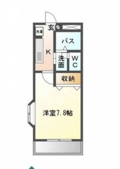 南のバルコニーと西の出窓で明るく通気性抜群