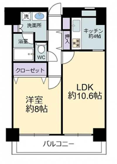 広々と使える1LDKです♪