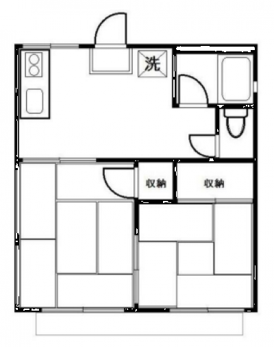 南向きの広いお部屋です