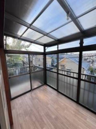 サンルームからの眺めがいいです。