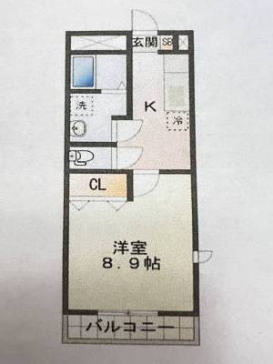 三重県津市 VIGORE kurima402の間取り図