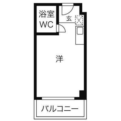 兵庫県神戸市中央区 カサベラ神戸702の間取り図