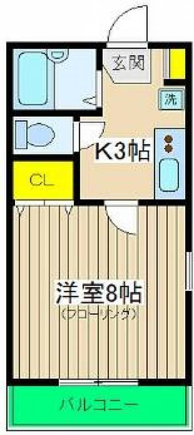 バス・トイレ別です。