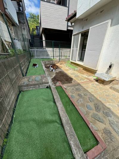 ワンちゃんが遊べるドッグラン♪専用のフェンスで安心！