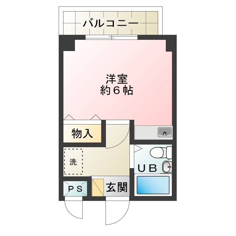 1F、部屋です、