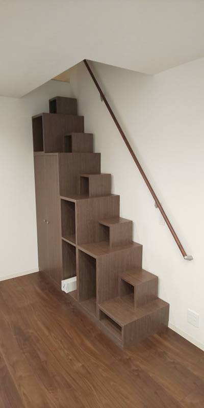 階段下収納でさらに収納力UP