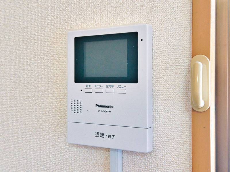 モニター付きインターホン。