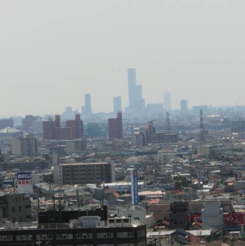 あべのハルカスが見える