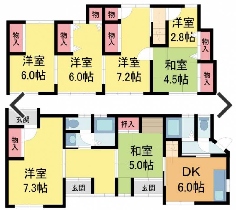 ７DK 家族や荷物の多い方ペット多頭飼いの方にお勧め！