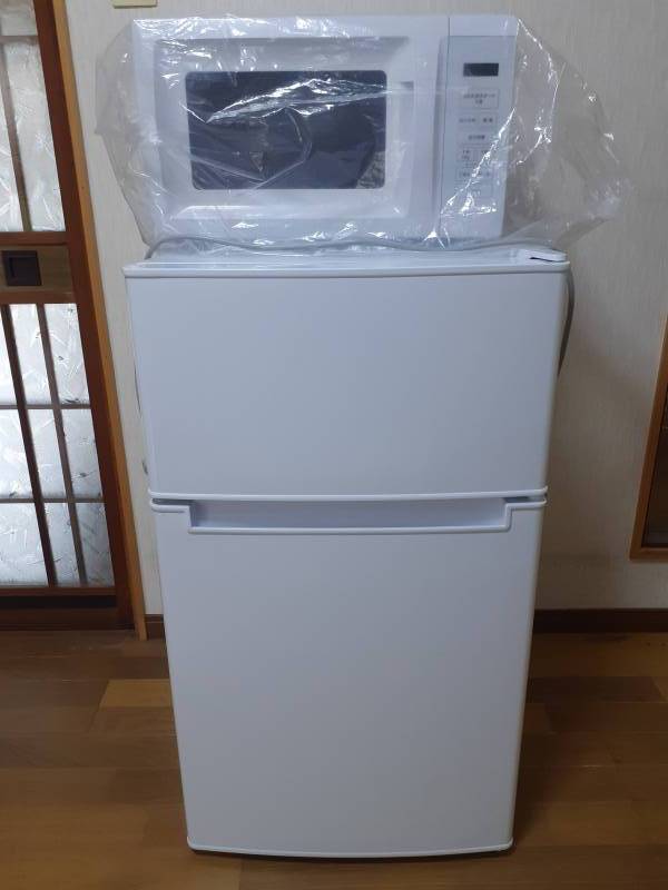 新品レンジ&amp;冷蔵庫！