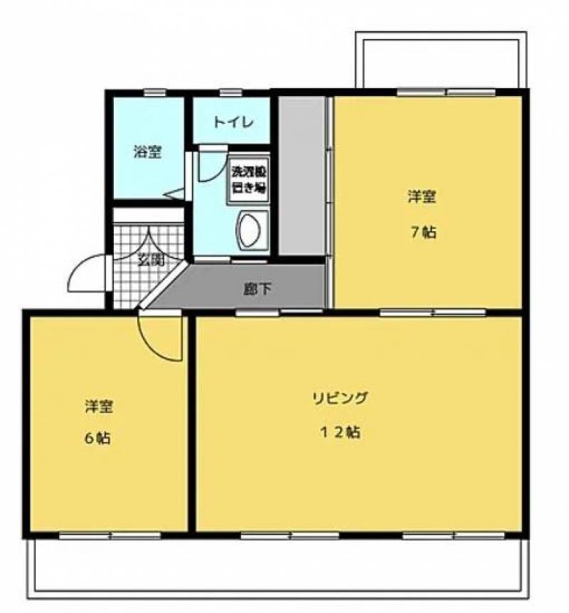全室洋室の２LDK