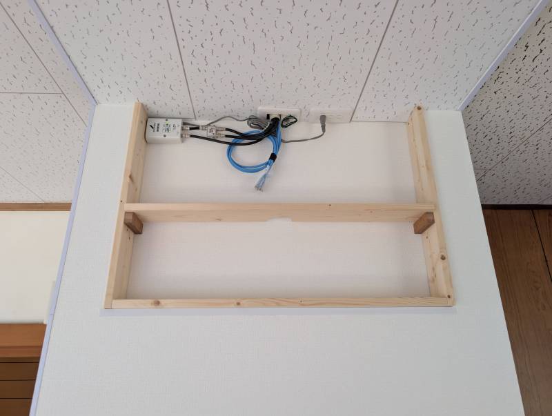 ネット機器を配置可
光ＴＶ等へ接続変更も可能。
※別途契約要