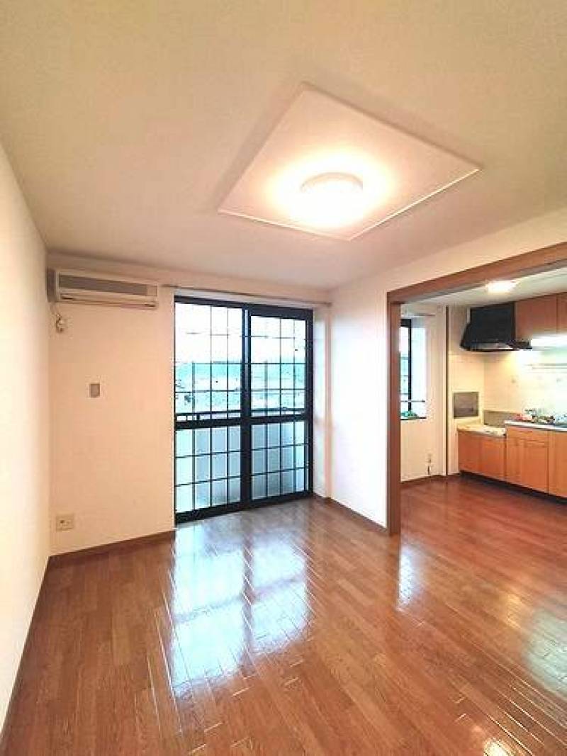 混合栓付きシャワー。温度調整が楽ちん♪　