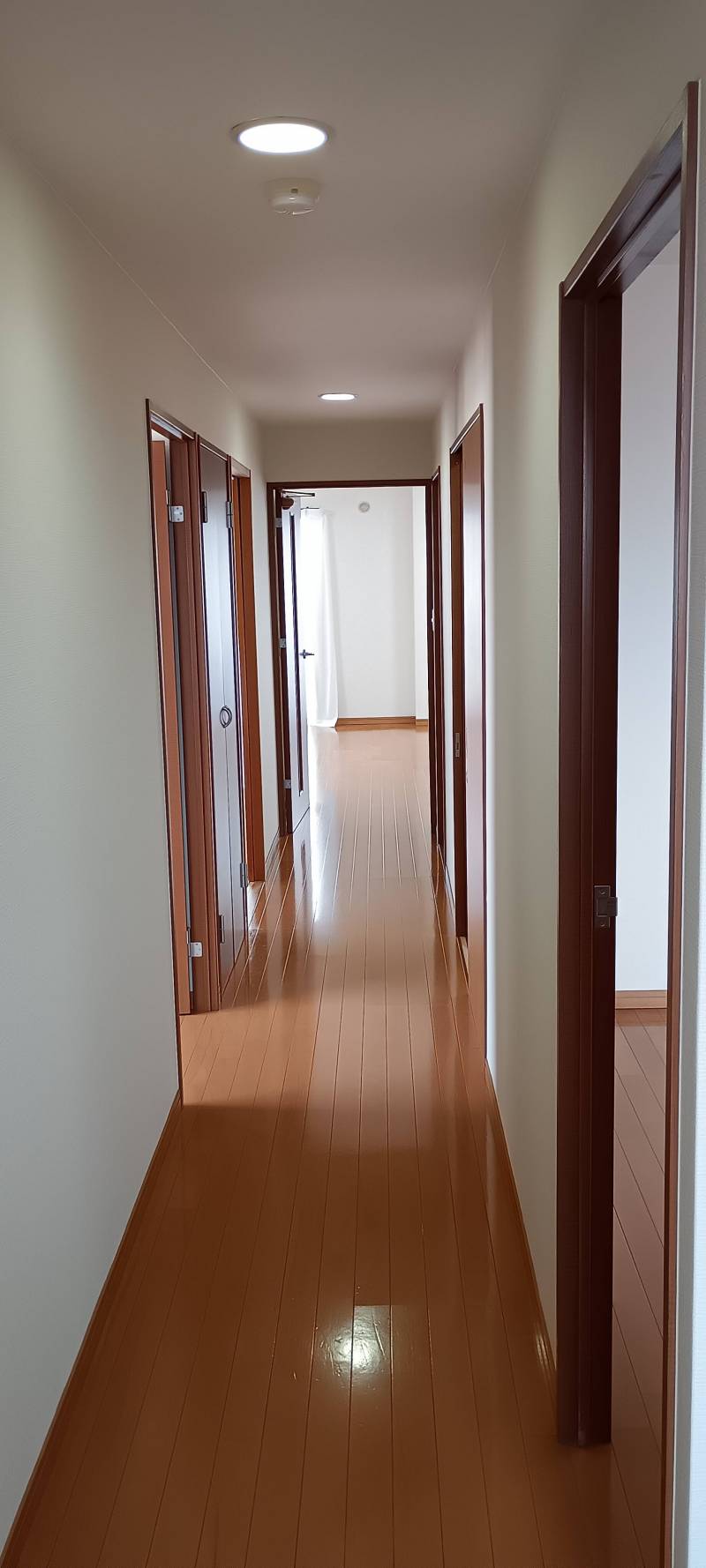 廊下があるのでプライベートも守られています。