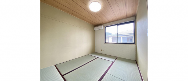 6畳和室は寝室などに最適なお部屋です。
