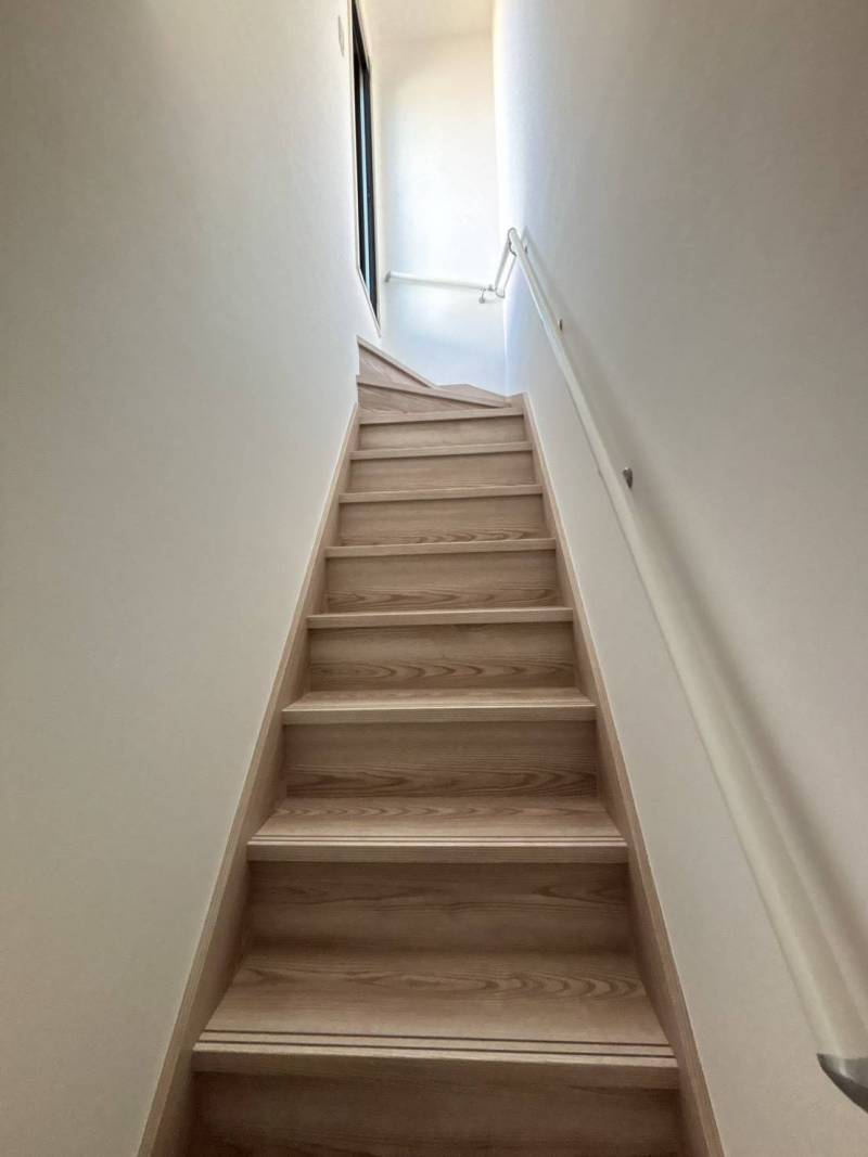 屋上テラスに上る階段♪