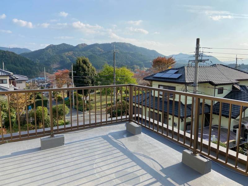 自慢のバルコニーからの眺めです！