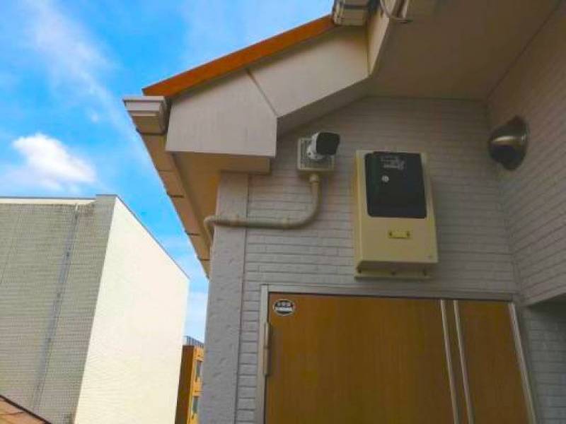 防犯カメラを2台設置しましたので安心です♫