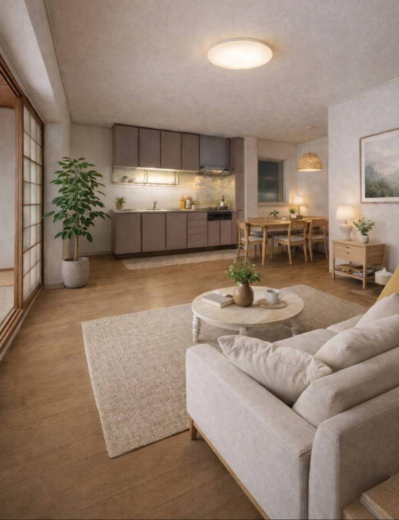 このようなリビング＆ダイニングはいかがでしょうか(*^^*)