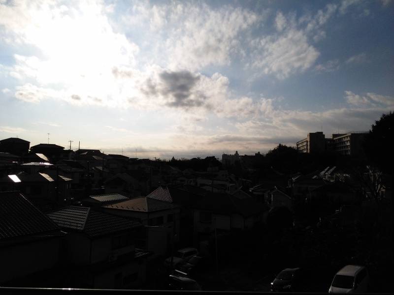 バルコニーからの眺望です