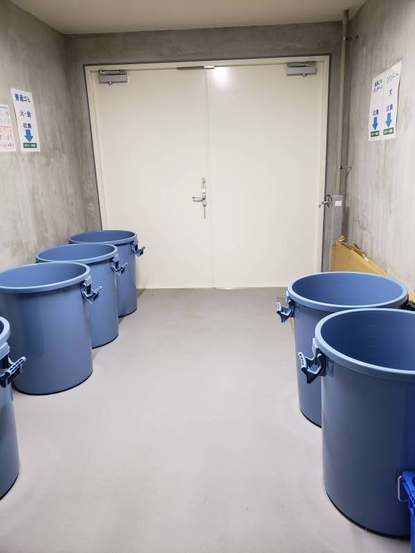 全てのゴミが1年中出せる集積所もマンション内にあります