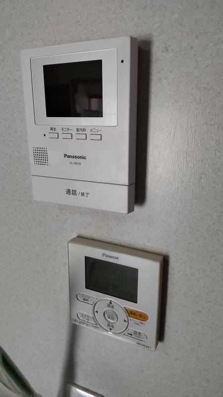 TVモニター付きインターホン　床暖房リモコン