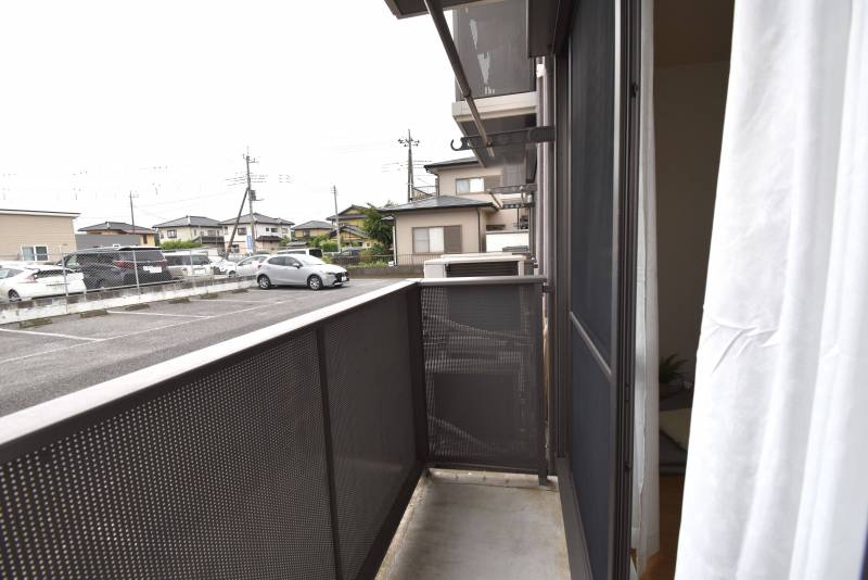 開放的なバルコニー