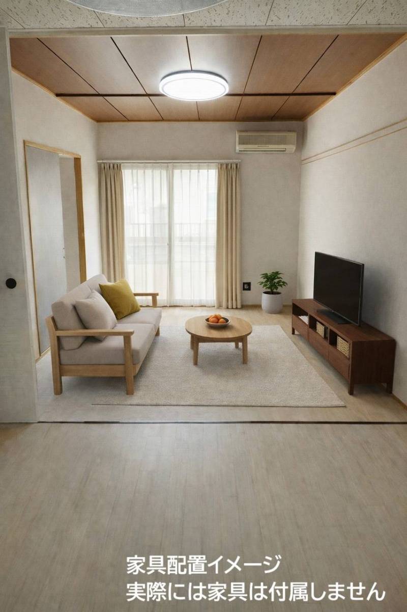 家具配置イメージ。実際には家具は付属しません。