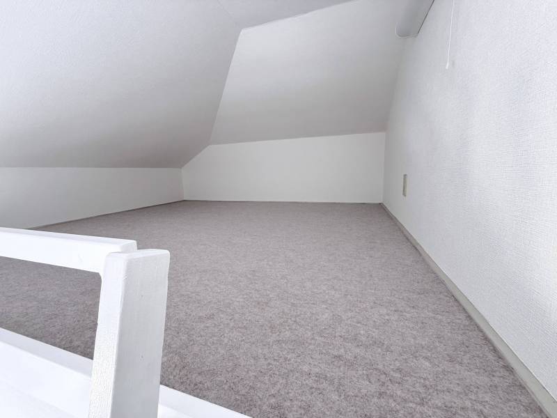 3畳の広いロフト。寝室や収納に活用出来ます