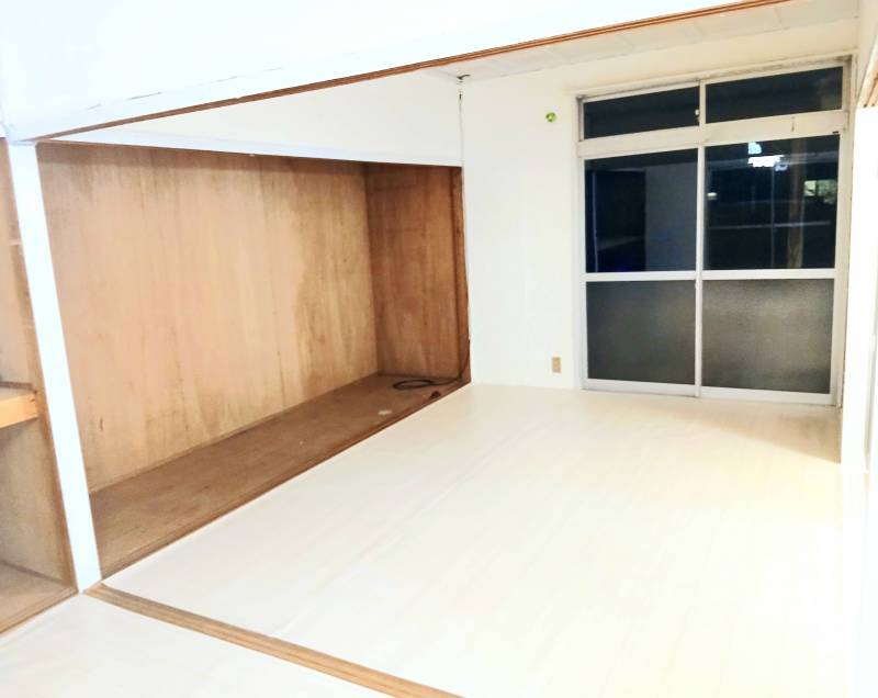 大きな収納スペース付き。メインのお部屋として使えます。