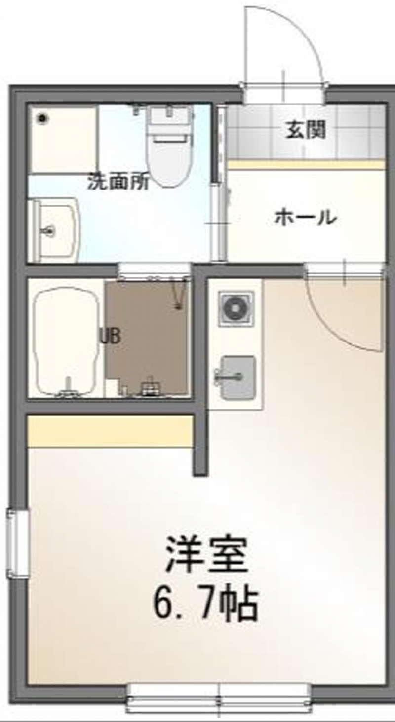 1階廊下の奥側に位置する角部屋で、人の通行がなく静かです