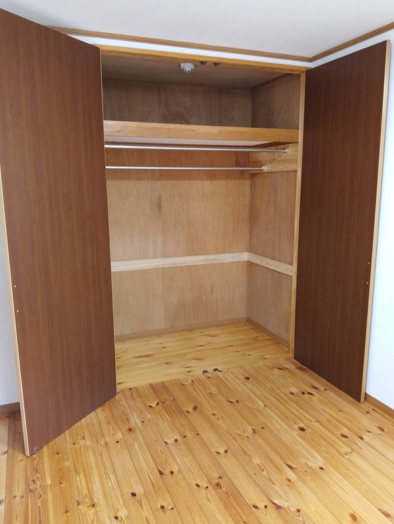 立ったまま入れる
ウォークインクローゼットです