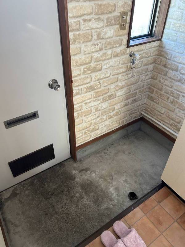 洗濯機は室内に設置できます♪