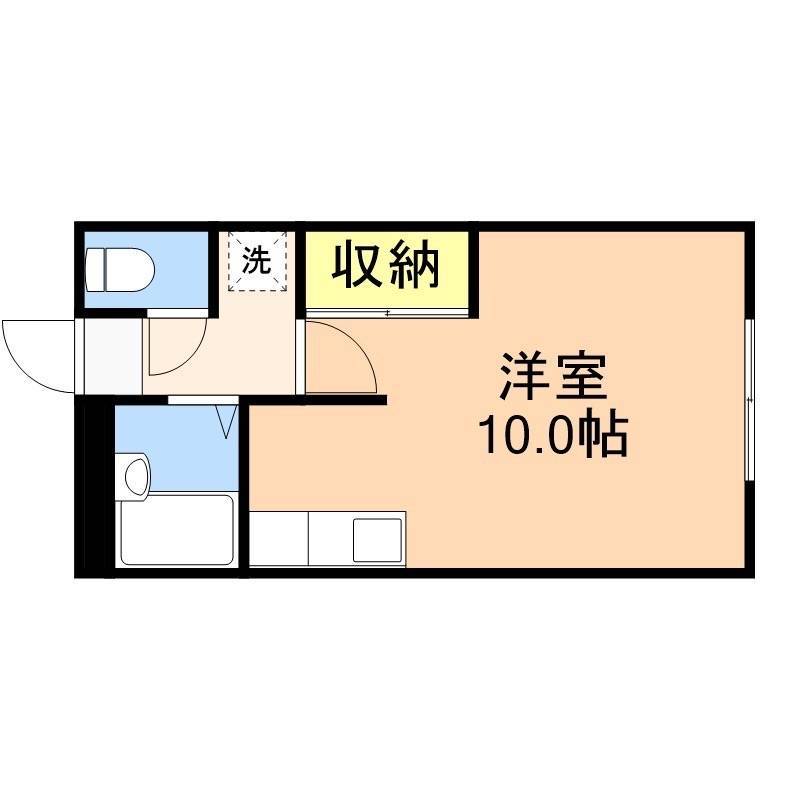 広々10畳の居室と収納も大きい！