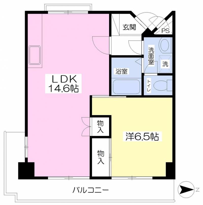 1LDKです