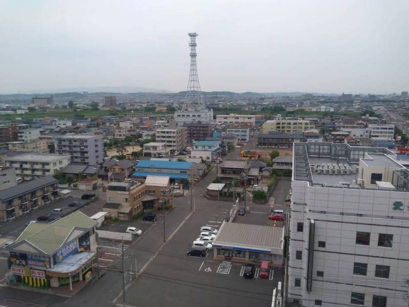 四日市市街が一望できます
