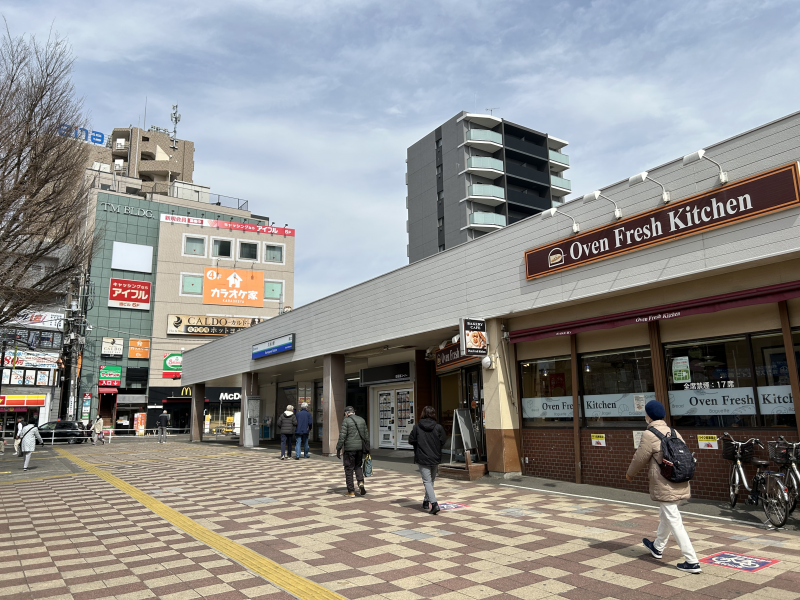 久米川駅（西武新宿線）まで徒歩１３分です