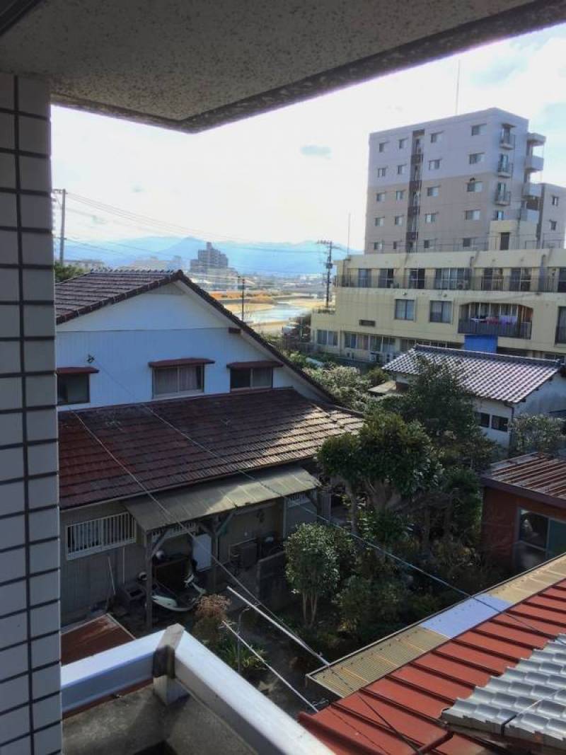 眺めのいいバルコニー