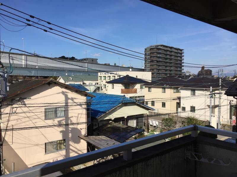 眺めのいいバルコニー